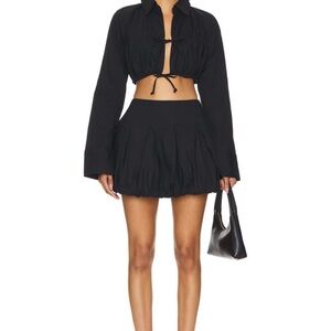Lovers + Friends Elegant Black Mini Skirt